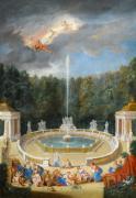Картина Грецькі боги, які купаються у фонтані в садау Версаля, Жан Котель